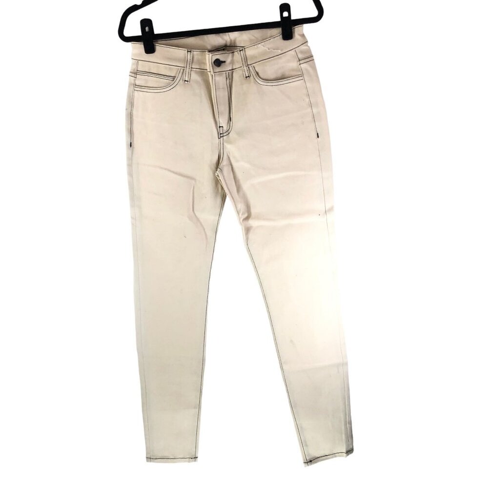 Kill City Womens Beige High-Waisted Skinny Jeans Size 27